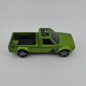 Hot Wheels Volkswagen‎ Caddy CFV19 Green Diecast Toy Truck Collectible 2014